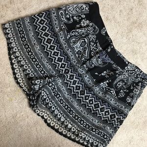 Boho chic shorts